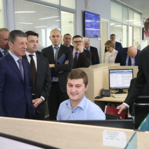 Правительственная делегация в первом России Центре содействия строительству в Подмосковье, 2017 #1
